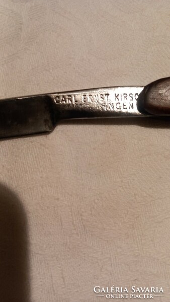 Old Solingen wood-handled razor knife