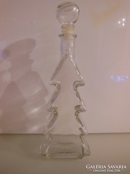 Bottle - pine - 25 x 9 x 4 cm - thick - glass - flawless