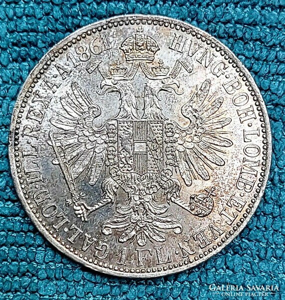Ferencz József ezüst 1 Florin A 1861