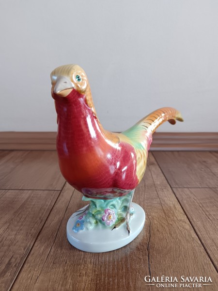 Old Herend pheasant figure