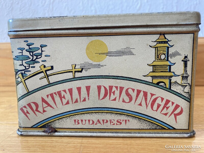 Fratelli deisinger Budapest tea tin box