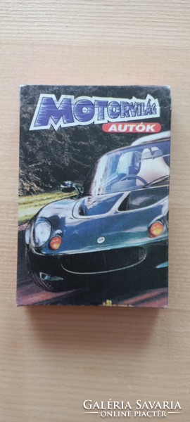 Motorworld cars card 24 cards + 1 joker