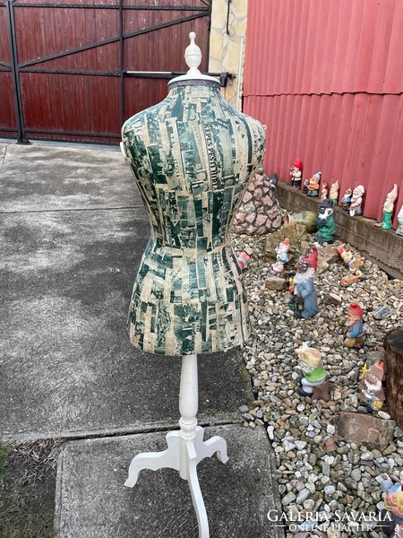 157 Cm mannequin Pest newspaper with newsprint cover
