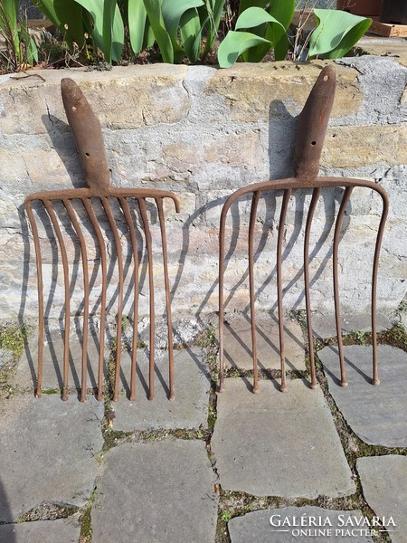 2 button forks, hay cutter
