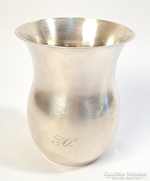 Antique Viennese 13 lat silver cup / goblet