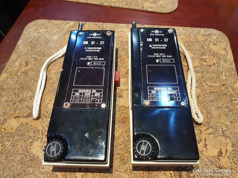 Retro visszhang walkie takies CB rádió újszerű állapotban szocreál kádár