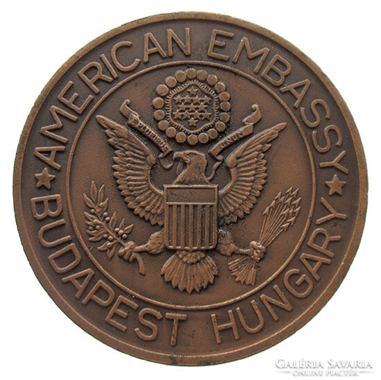 American Embassy Budapest plaque