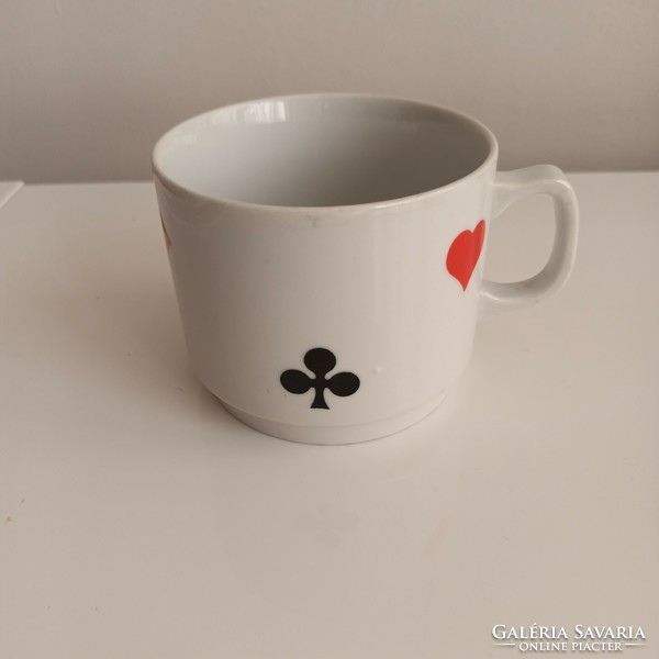 Zsolnay card pattern mug