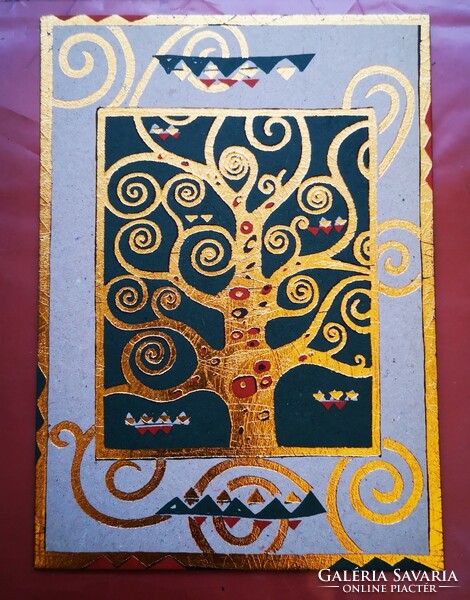 Tree of Life artistic postcard turnowsky's art