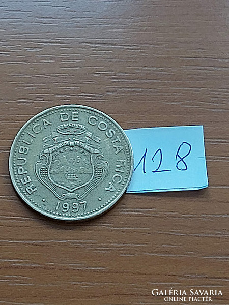 COSTA RICA 100 COLONES 1997 sárgaréz 128.