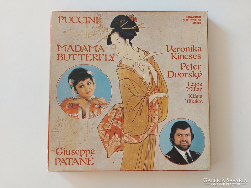 Old records puccini miss butterfly opera japanese tragedy in 3 acts