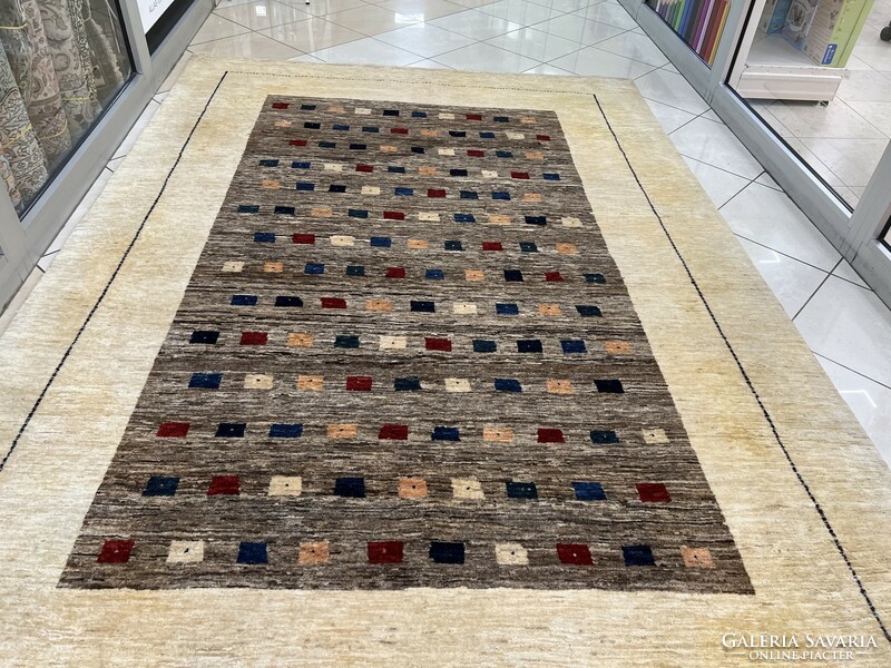 3488 Iranian loribafat hand knot wool Persian carpet 198x289 free courier