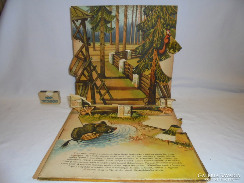 Tip + top in the forest - v. Kubasta - retro spatial storybook 1965