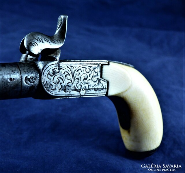 A curiosity!!! Antique front loading elg pistol, 1800!!!