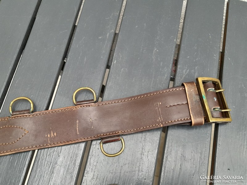 Old military full leather belt