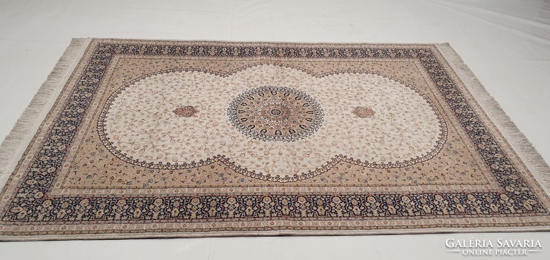 3204 Gyönyörű Tisztított Ghom  perzsa szőnyeg 150X220CM ingyen futár