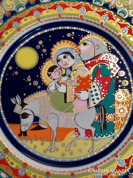 Rosenthal porcelain wall plate decorative plate-weihmachten 1979