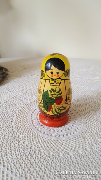 Rare 9-piece, old Russian matryoshka doll