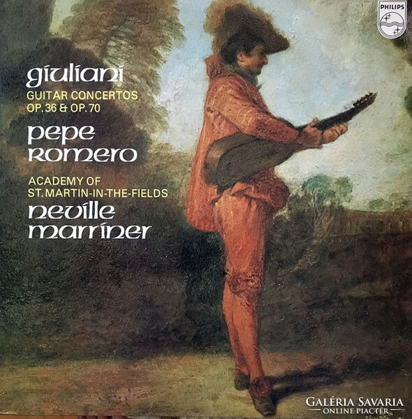 Giuliani / Romero, academy of st. Martin-in-the-fields, marriner-guitar concertos op. 36 & Op. 70 (Lp