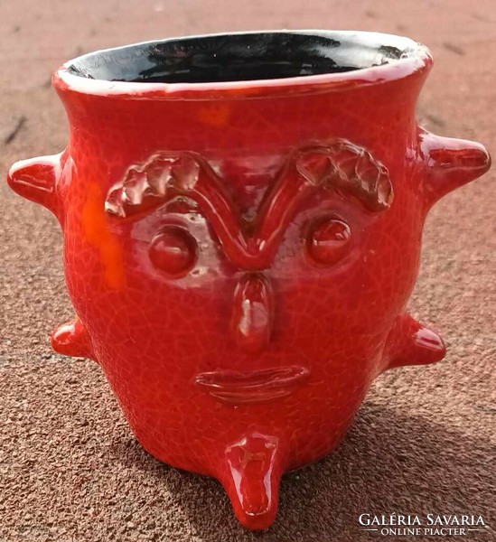 Bushy Julia red devil - ceramic rarity