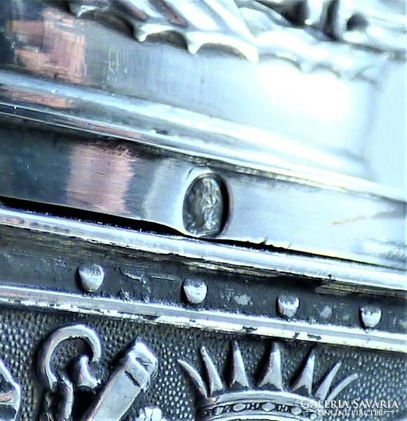 Dazzling, antique silver drink holder, Paris, 1809 - 1819!!!