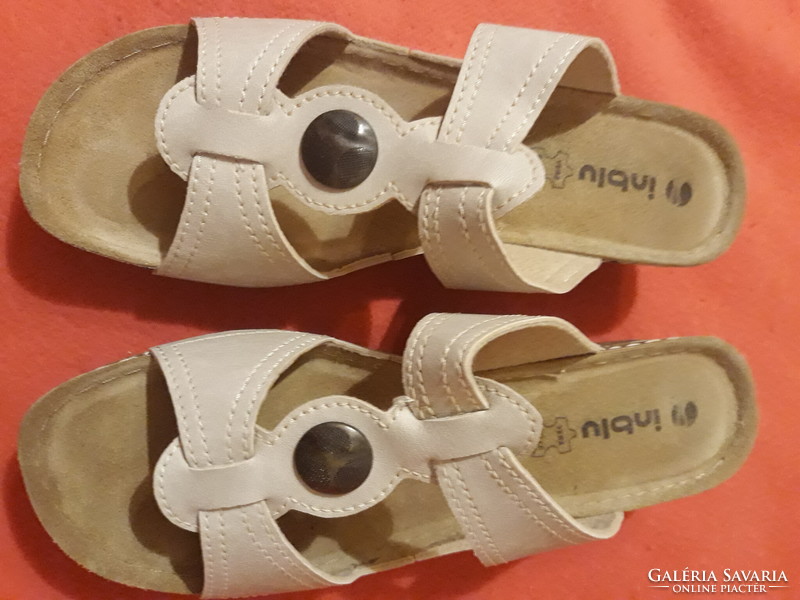 Inblu, very comfortable, women's slippers, size 41, with padded, leather sole. Cheaper!