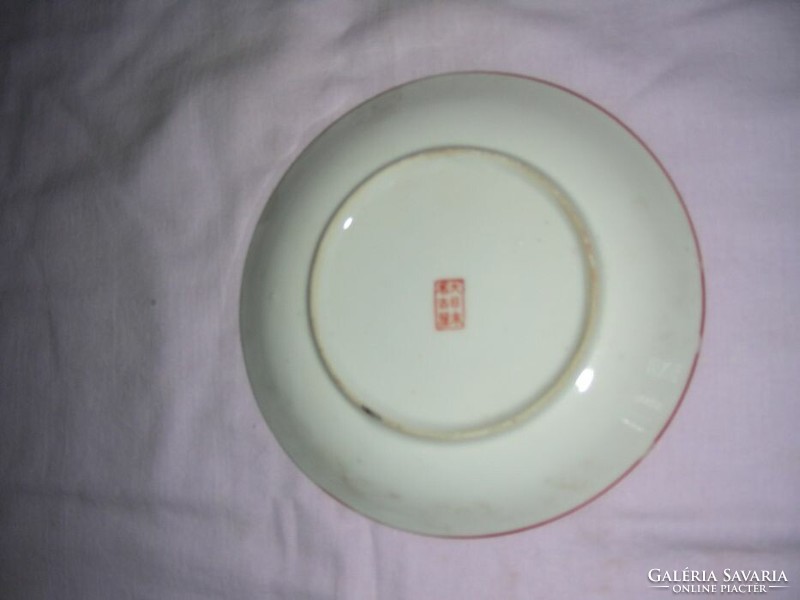 Oriental eggshell porcelain plate