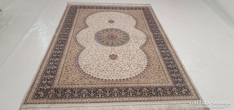 3204 Gyönyörű Tisztított Ghom  perzsa szőnyeg 150X220CM ingyen futár