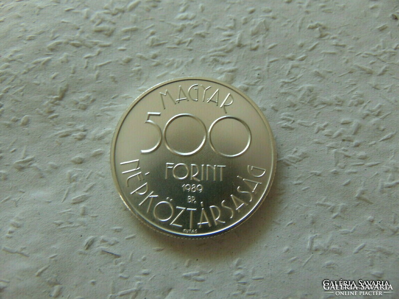 Labdarúgó VB. ezüst 500 forint 1989 BU