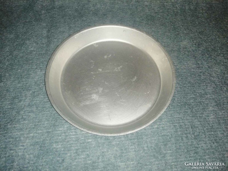 Aluminum plate dia. 23 cm (a7)