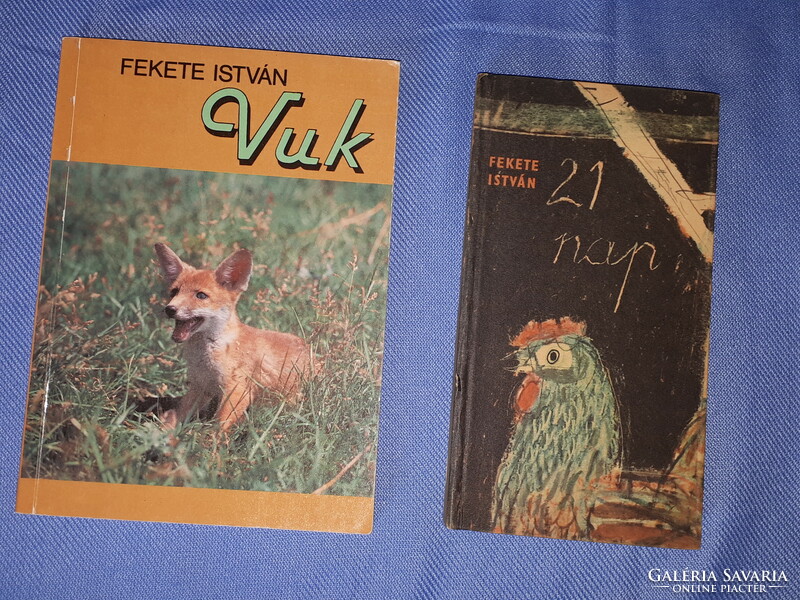 István Fekete's books vuk and csí and 21 days. Sold individually