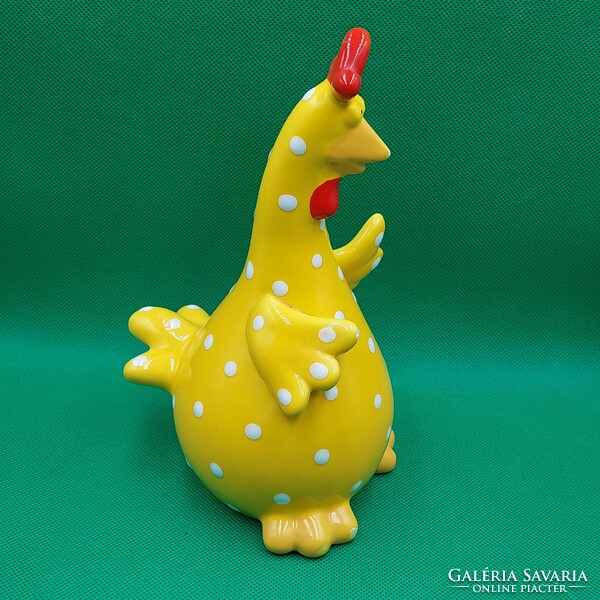 Easter ceramic hen figure