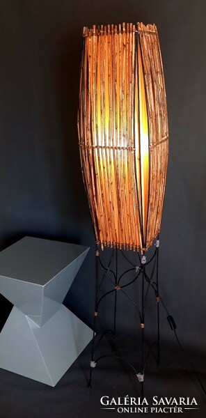 Huge vintage bamboo floor lamp negotiable design