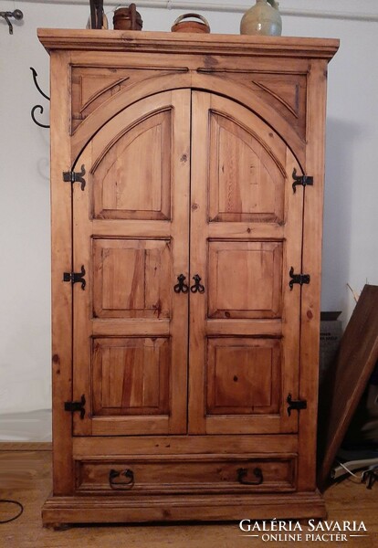 Mexican furniture, solid wood cabinet
