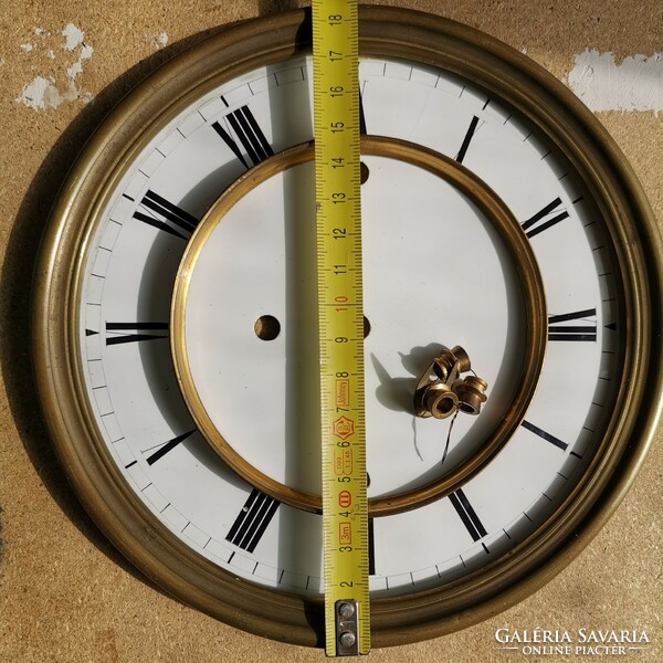 Wall clock porcelain / enamel dial for quarter strike mechanism 3.
