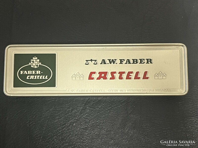 New !!! Faber castell 9609 copying pencil red metal box 12 pcs !!!