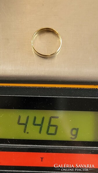 (16) 14K gold wedding ring, wedding ring 4.46 g