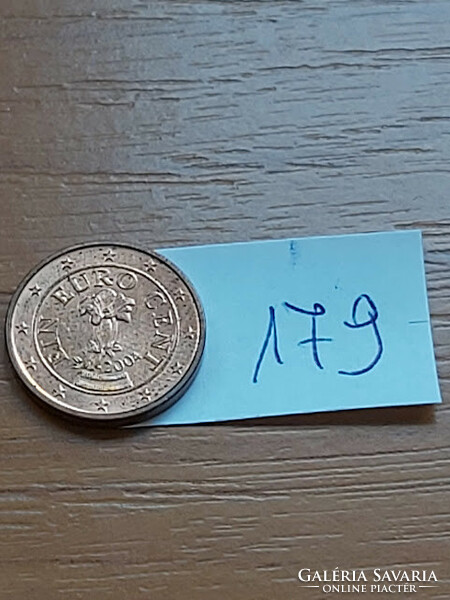 Austria 1 euro cent 2004 mint 179