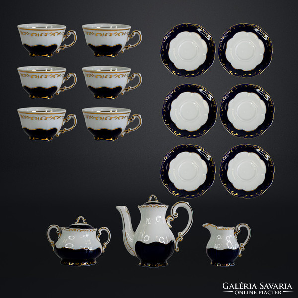 Zsolnay pompadour iii coffee set