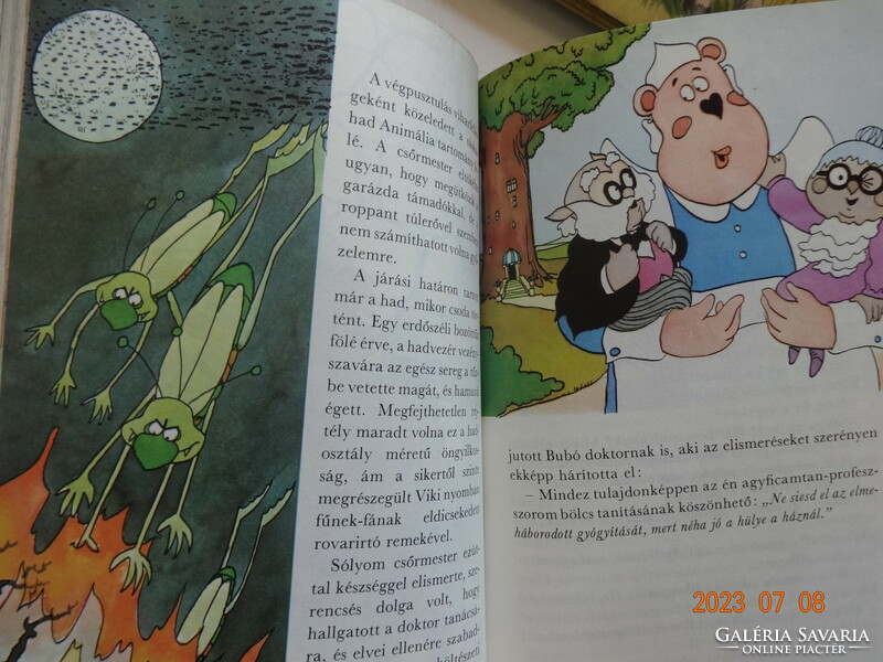 József Romhányi: Doctor Bubó - old storybook with illustrations by Béla Ternovszky