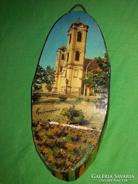 1975. Wall picture inlaid on pearl wood travel souvenir souvenir 20 x 10 cm according to the pictures