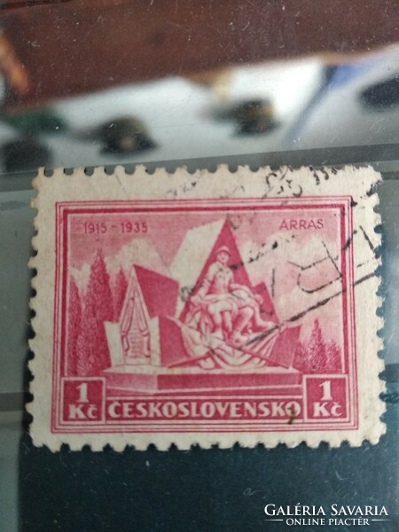 Csehszlovákia, 1935, Arrasi csata évforduló, 1 korona