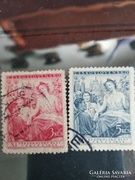 Csehszlovákia, 1948, 3 és 5 korona