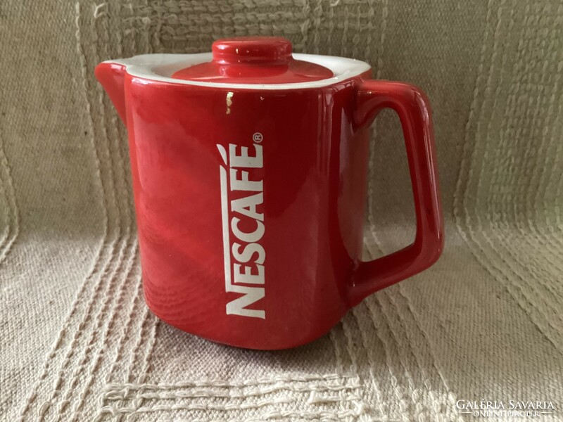 Nescafé piros kávé kiöntő reklámtárgy