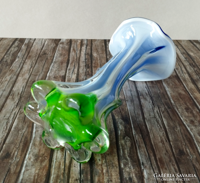 Murano glass artist glass flower vase 60s 1.