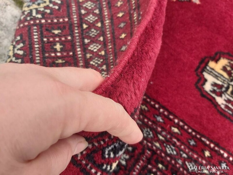 Wonderful hand-knotted Bokhara Turkmen pattern oriental rug, Persian rug 140 x 200 cm