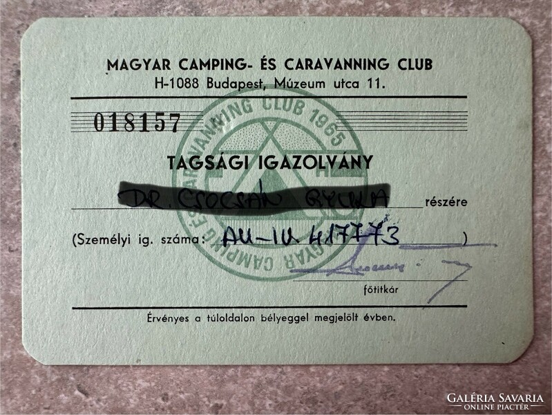 Magyar Camping és Caravanning Club 1981-83