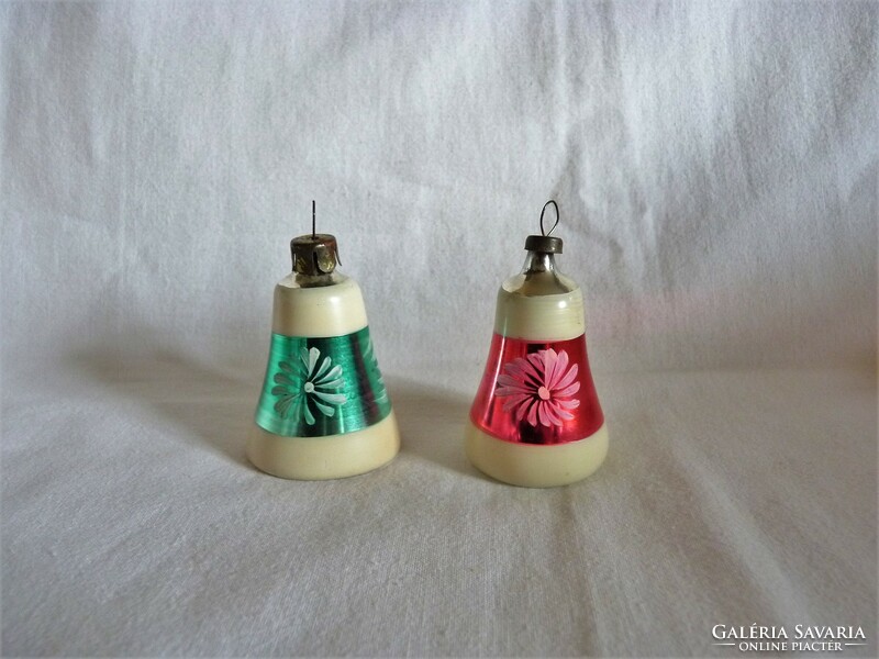 Old glass Christmas tree decorations - 2 