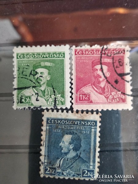 Czechoslovakia, 1932, tyrs- 100th anniversary series