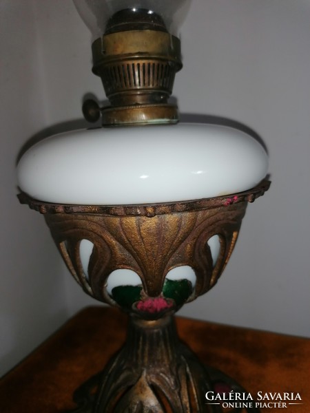 Antique kerosene lamp